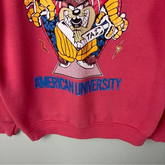 Vintage Looney Tunes Tasmanian Devil 1994 Sweatshirt - Picture 3 of 11